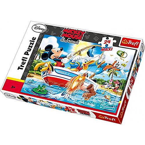 Maxi puzzle mickey et ses amis 24 pièces - puzzle 3 ans et +