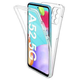 Coque pour Samsung A52 4G / A52 5G / A52s 5G - Silicone Intégrale Transparent 2 Parties Avant Arrière Emboitable Phonillico® - 1