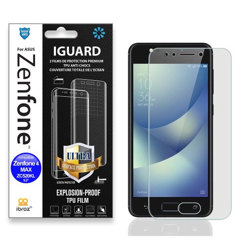 IBROZ Protection écran TPU Full Cover 4H (x2) ASUS Zenfone 4 MAX (ZC20KL) écran 5,2