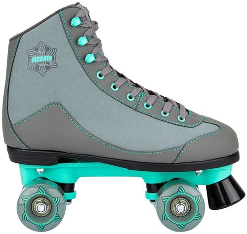 NIJDAM roller skates Ladies nubuck gris taille / vert 37