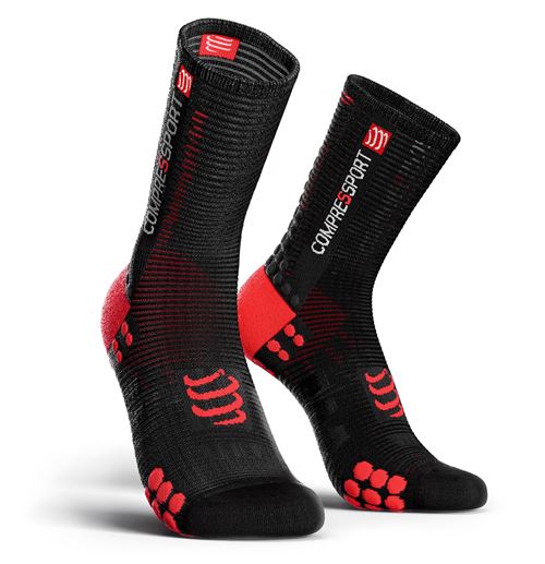 Pro Racing Chaussettes de vélo V3.0 noir/rouge taille 39-41