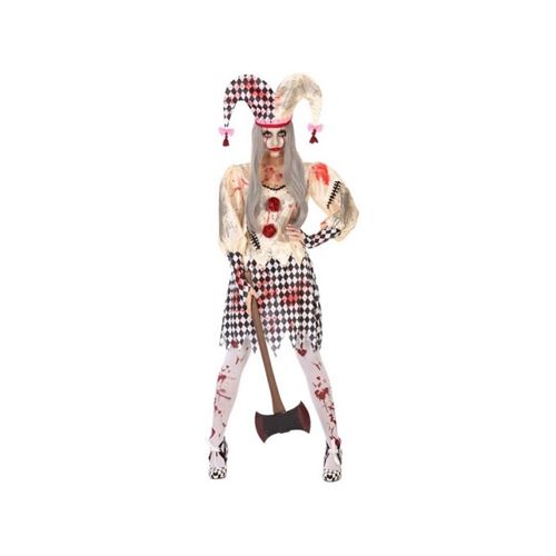 Déguisement pour Adultes Arlequin sanglant (2 Pcs) (Taille XS/S)