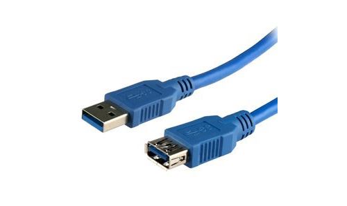 Câble USB 3.0 mâle-femelle 1.80m Bleu de Vshop