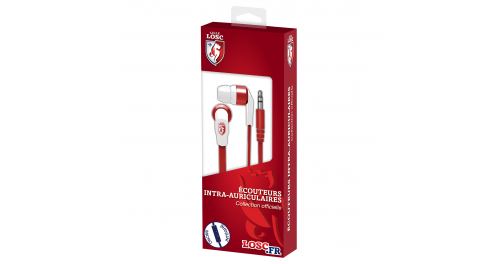 LOSC Lille Olympic Sproting Club - Ecouteurs stéréos intra auriculaires