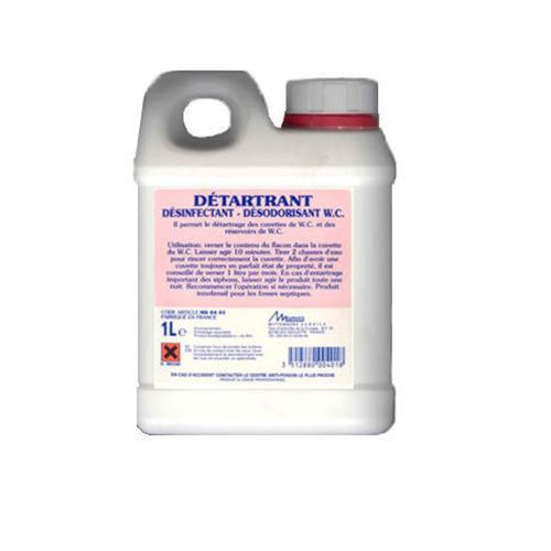 Détartrant désinfectant WC - Le bidon 1 litre