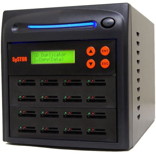 Systor 1 à 15 SD / micro SD Multiple Copier Mémoire flash cartes Duplicateur