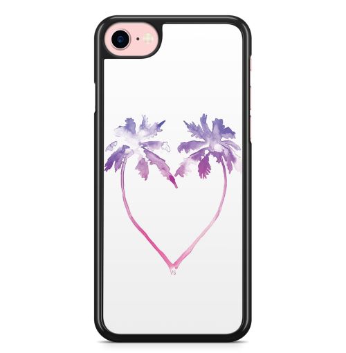 Coque Fifrelin pour iPhone 5C Coeur Palmiers Ete