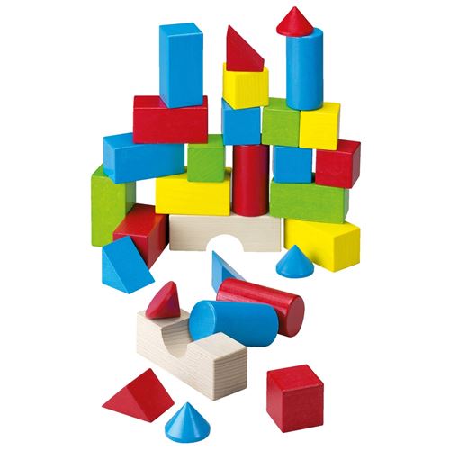 Haba - Blokken - Gekleurd - 30dlg.