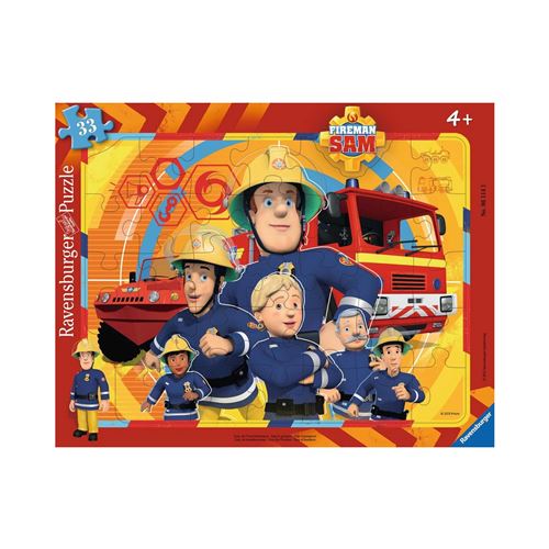 Puzzle Ravensburger - Sam le pompier, 33 pièces