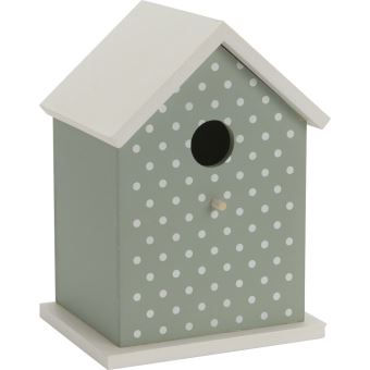 Nichoir Déco à Pois Pour Oiseaux