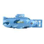 NIDONE Sous-marin RC étanche 6 Canaux - Rechargeable USB - Jaune 14 Cm - Résistant Aux Chocs - Dès 8 Ans