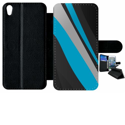 Etui À Rabat Sony Xperia Xa Blue Lines