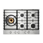 ASKO HG1776SB - Table de cuisson au gaz - 5 plaques de cuisson - Niche - largeur : 56 cm - profondeur : 49 cm - acier inoxydable - acier inoxydable