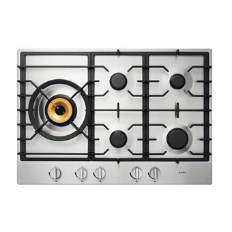 ASKO HG1776SB - Table de cuisson au gaz - 5 plaques de cuisson - Niche - largeur : 56 cm - profondeur : 49 cm - acier inoxydable - acier inoxydable