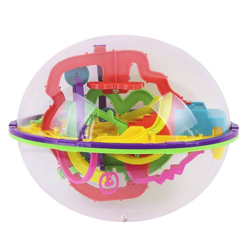 20€93 sur Boule de labyrinthe 3D jouet réflexion A 110 niveaux-Multicolore  - Casse-Tête - Achat & prix