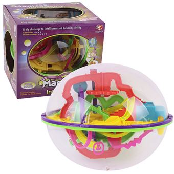 Goods & Gadgets Magic Maze Labyrinthe 3D XXL 20 Cm - Jeu D'Adresse Addictif