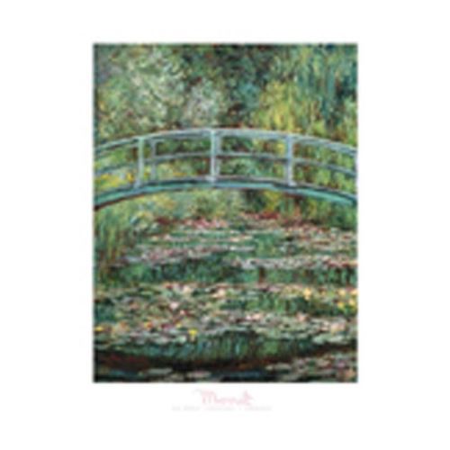 affiche papier - le pont japonais a giverny - monet - 40x50 cm