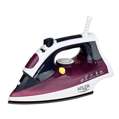 Adler AD 5022 Fer &agrave; repasser, 2200 W, Blanc/Bleu