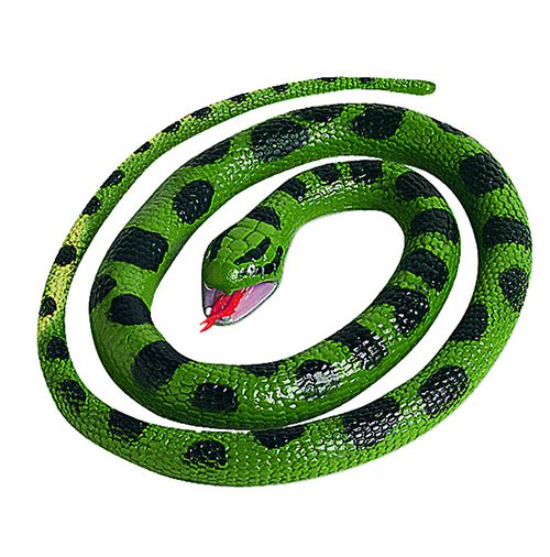 Wild Republic, Anaconda Rubber Snake, Educational Toys, 26 inches