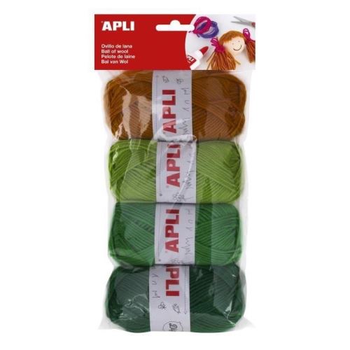 Apli pelotes de laine - 4 unités 014090
