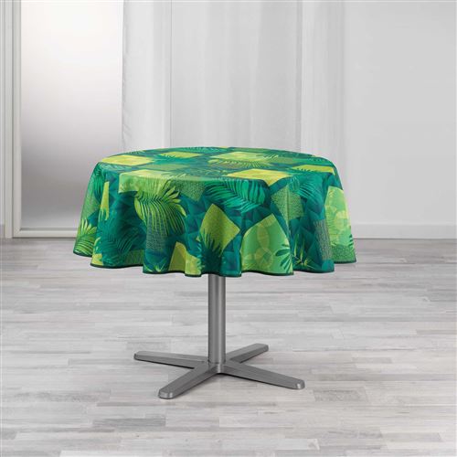 nappe ronde (0) 180 cm polyester imprime flore
