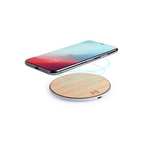 Chargeur Sans Fil pour Smartphones USB Bambou 146182