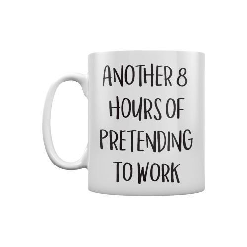 Grindstore - Tasse ANOTHER 8 HOURS (Taille unique) (Blanc) - UTGR175