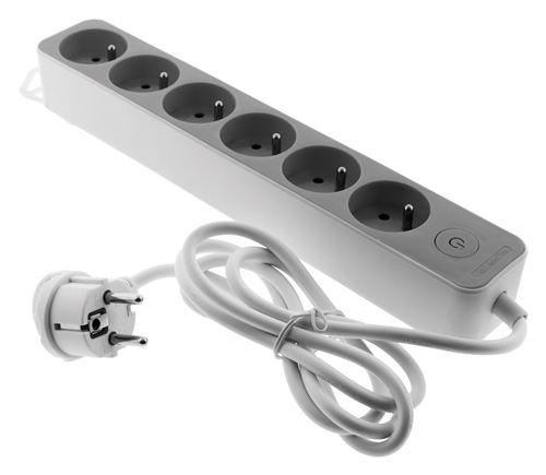 Multiprise 6 prises 16A + interrupteur