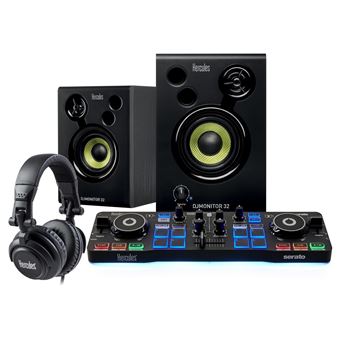 Hercules Djstarter Kit Table Mixage Starter Kit Noir