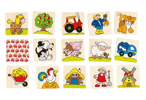 Goki Ivoire Mémo Ferme 32 Pièces
