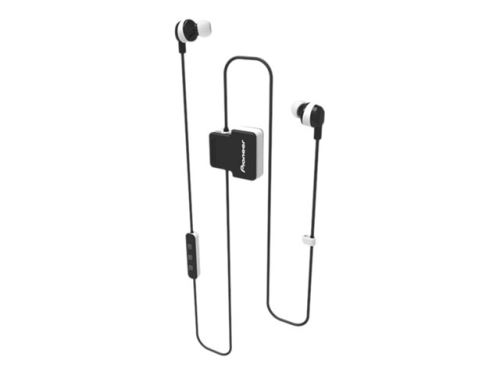 Pioneer ClipWear Active SE-CL5BT - In-ear hoofdtelefoons met micro - inwendig - Bluetooth - draadloos - wit