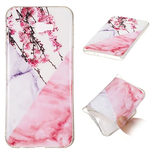 Coque en TPU motif marbre style L pour votre Samsung Galaxy J4 Plus/J4 Prime J415