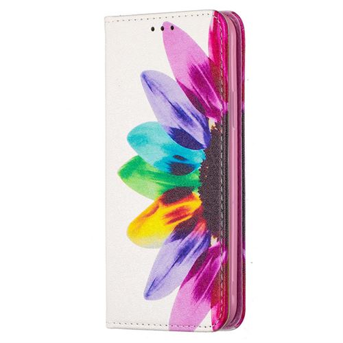 Coque PU Cuir FAYANGRIES Pour Apple iPhone 8 (4.7) /iPhone 7/ SE (2020), Support Protection Flip Fleuri