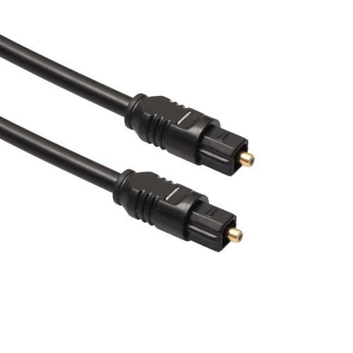 Cabling - CABLING 5m de câble Toslink qualité professionnelle - Plaqué or  24 carats - bouchons en métal - qualité supérieure - Digital Optical plomb  - S / PDIF - Stéréo 