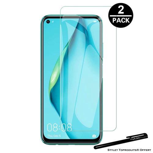 Toproduits [2Pack] Film De Protection En Verre Trempé 2.5D Pour Huawei P40 Avec Stylet Toproduits®