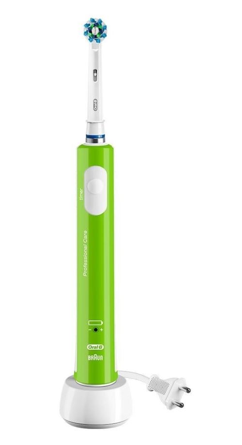 Oral b elec brosse à dents électrique rechargeable édition green
