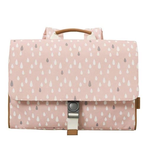 Cartable A4 Gouttes roses Fresk
