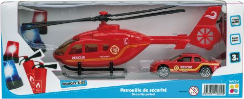 Helico secours avec auto metal