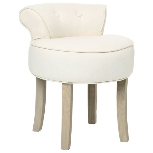 Tabouret Firmin- Lin - Beige