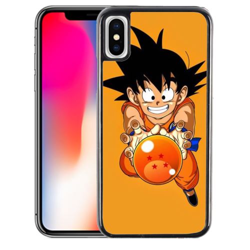 Coque pour iPhone XS dragon ball goku boule