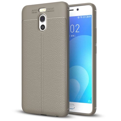 Meizu M6 Note Coque Protection TPU Texture Litchi Gris ALS54279