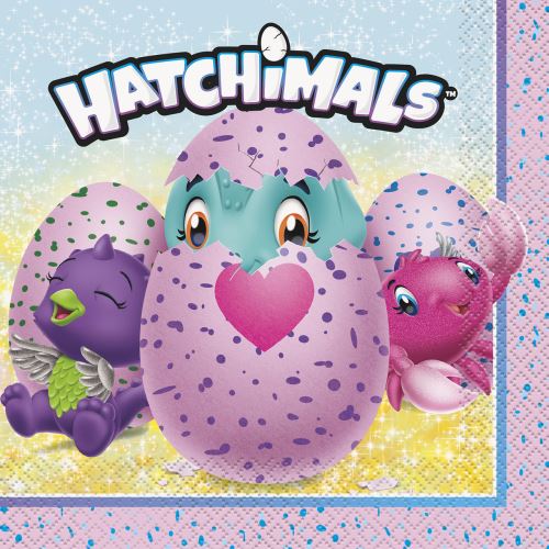 Hatchimals Déjeuner [16 serviettes par paquet]