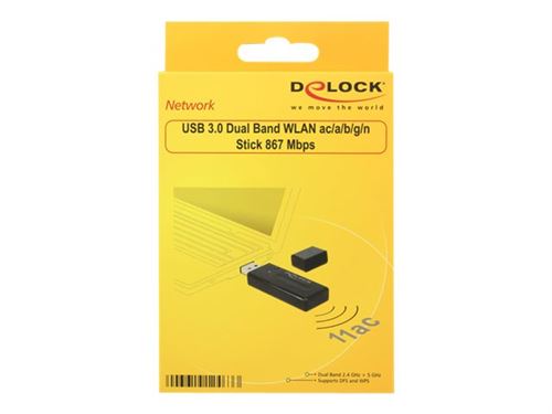 DeLOCK 12463 Carte r&eacute;seau WLAN 867 Mbit/s