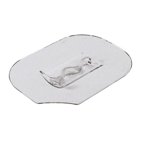 Couvercle transparent san avec encoche pour saladiers 1,1kg
