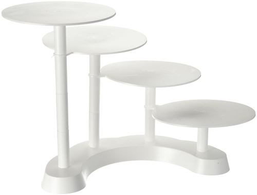 Présentoir à gâteaux plastique 4 étages,support *m
