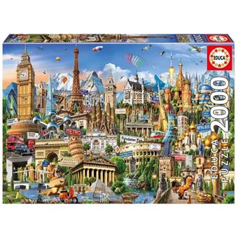 EDUCA Puzzle 2000 Symboles DEurope