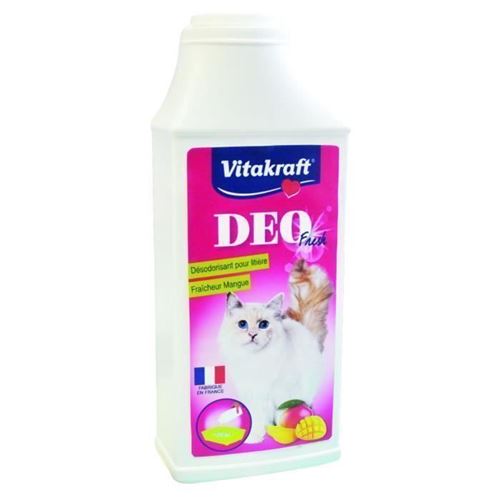 Comparer les prix de VITAKRAFT Desodorisant poudre litiere chat mangue 375 g