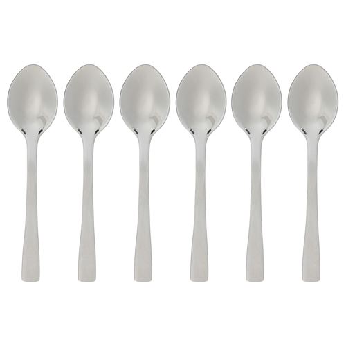 6 petites cuillères Moka - Inox