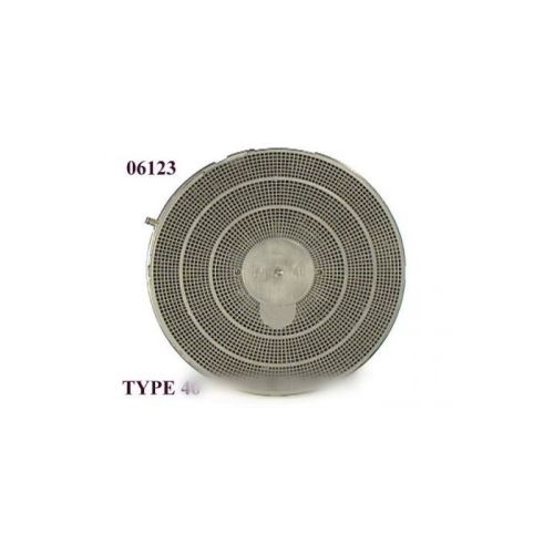 Filtre Rond A Charbon Actif Type 40 pour Hotte Whirlpool - 6123