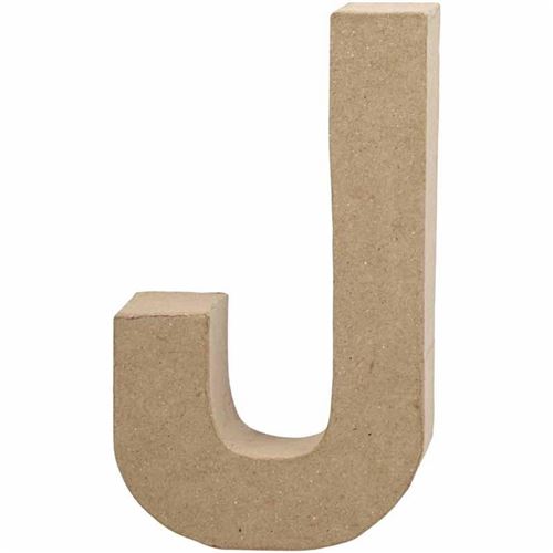 Creotime papier mâché lettre J 205 cm